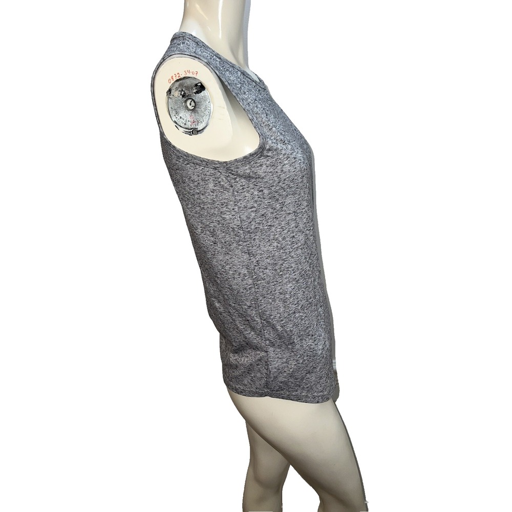 ATHLETA ASYMMETRICAL HEATHER GRAY TANK‎ TOP  SIZE XS - Picture 3 of 15